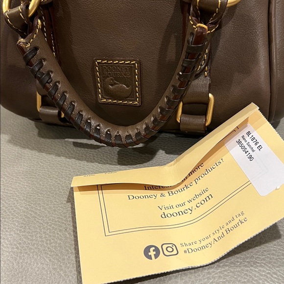 Dooney & Bourke Florentine Leather Nano Satchel - Picture 8 of 9